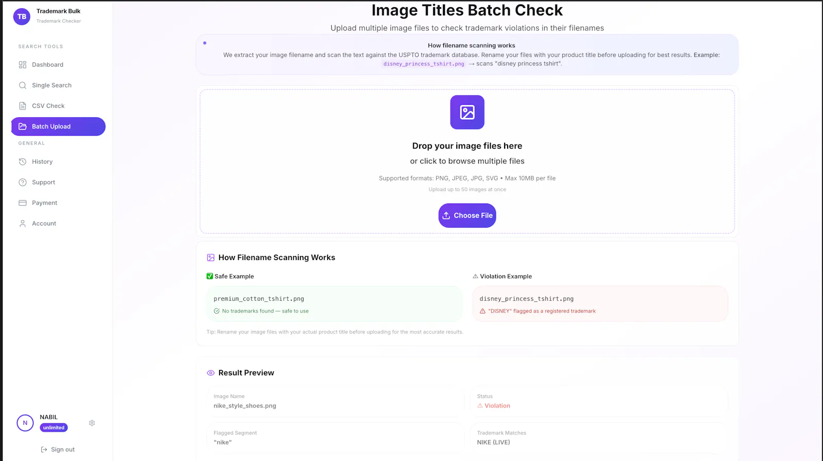 Trademark Bulk screenshot 5