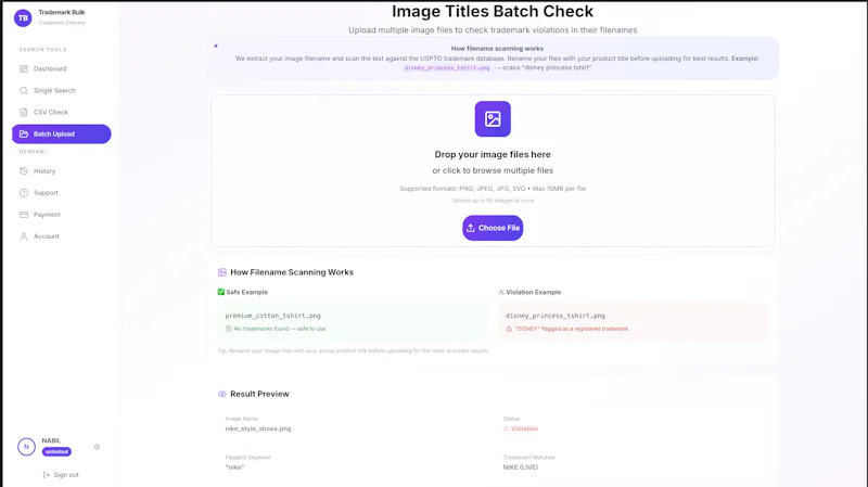 Trademark Bulk screenshot 5