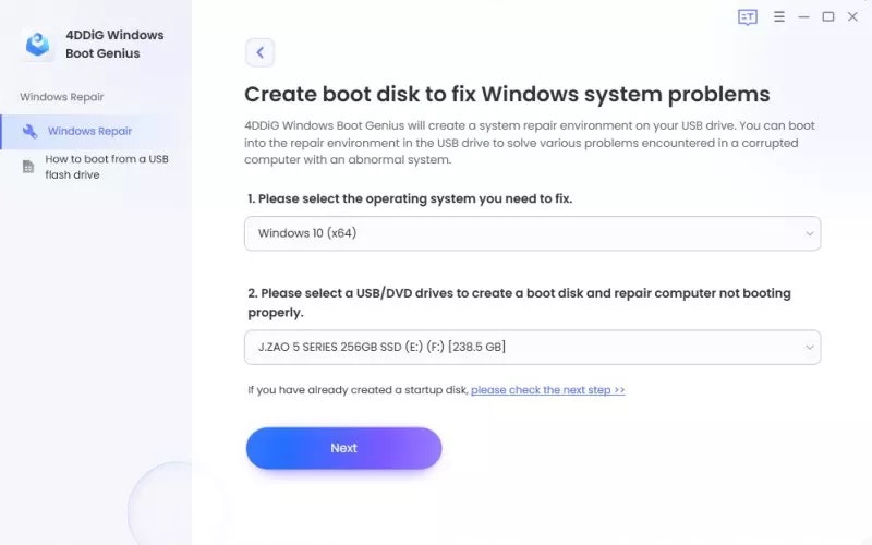 4DDIG Windows Boot Genius - あなたの究極のWindowsはソリューションツールを起動しますメディア1