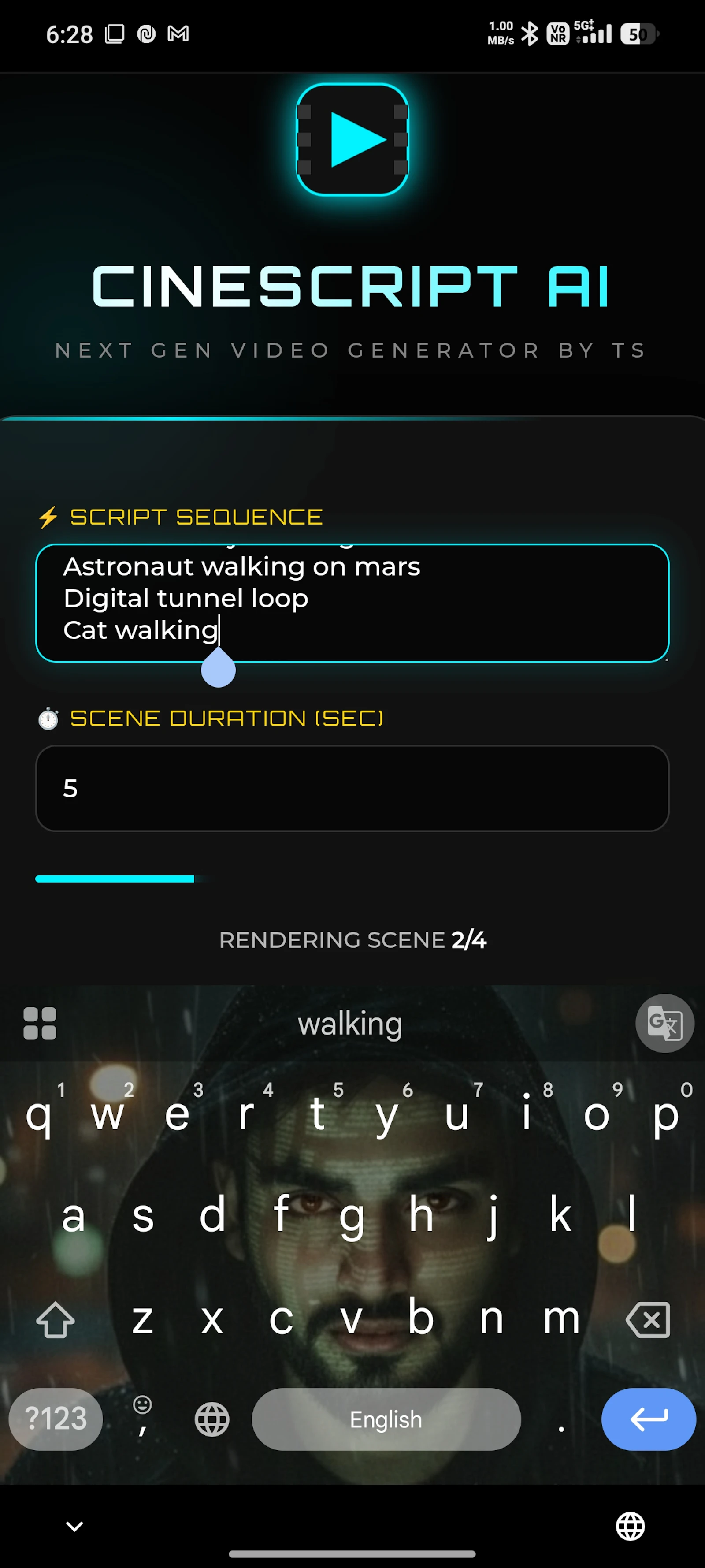 CineScript AI screenshot 4