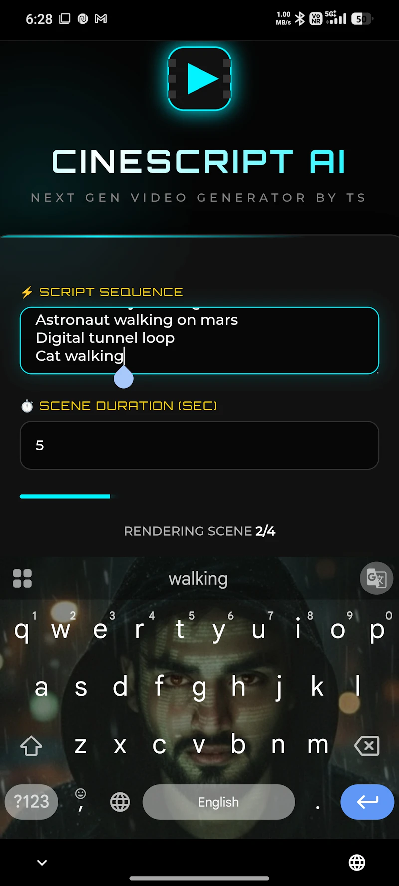 CineScript AI screenshot 4