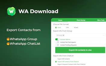WhatsApp Chat Export - WA Download gallery image