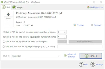 WekApps PDF Merge & Split Pro gallery image