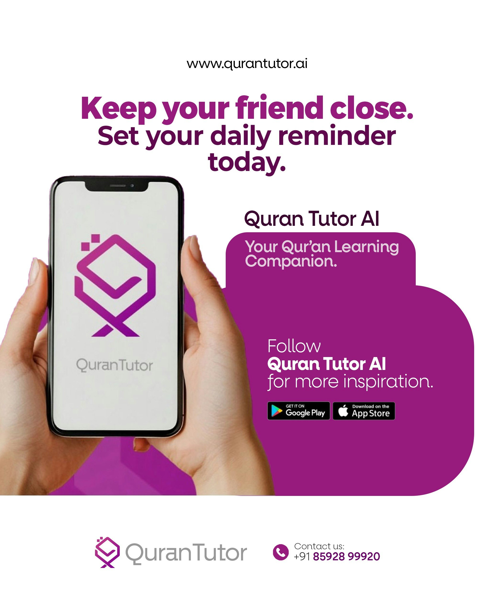 quran tutor ai app - Screenshot 2 showing product features and functionality