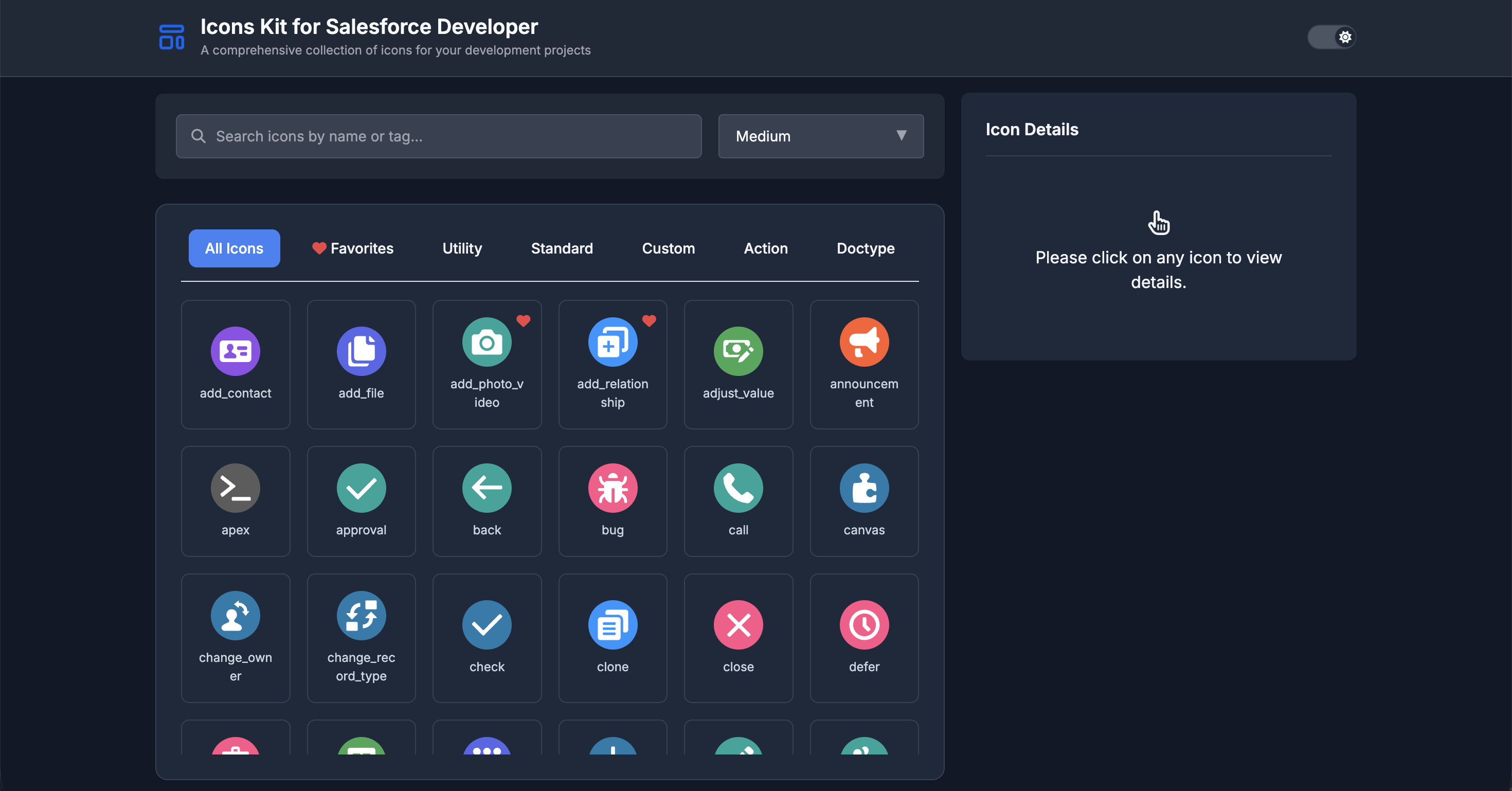 Icons Kit for Salesforce Developer gallery image