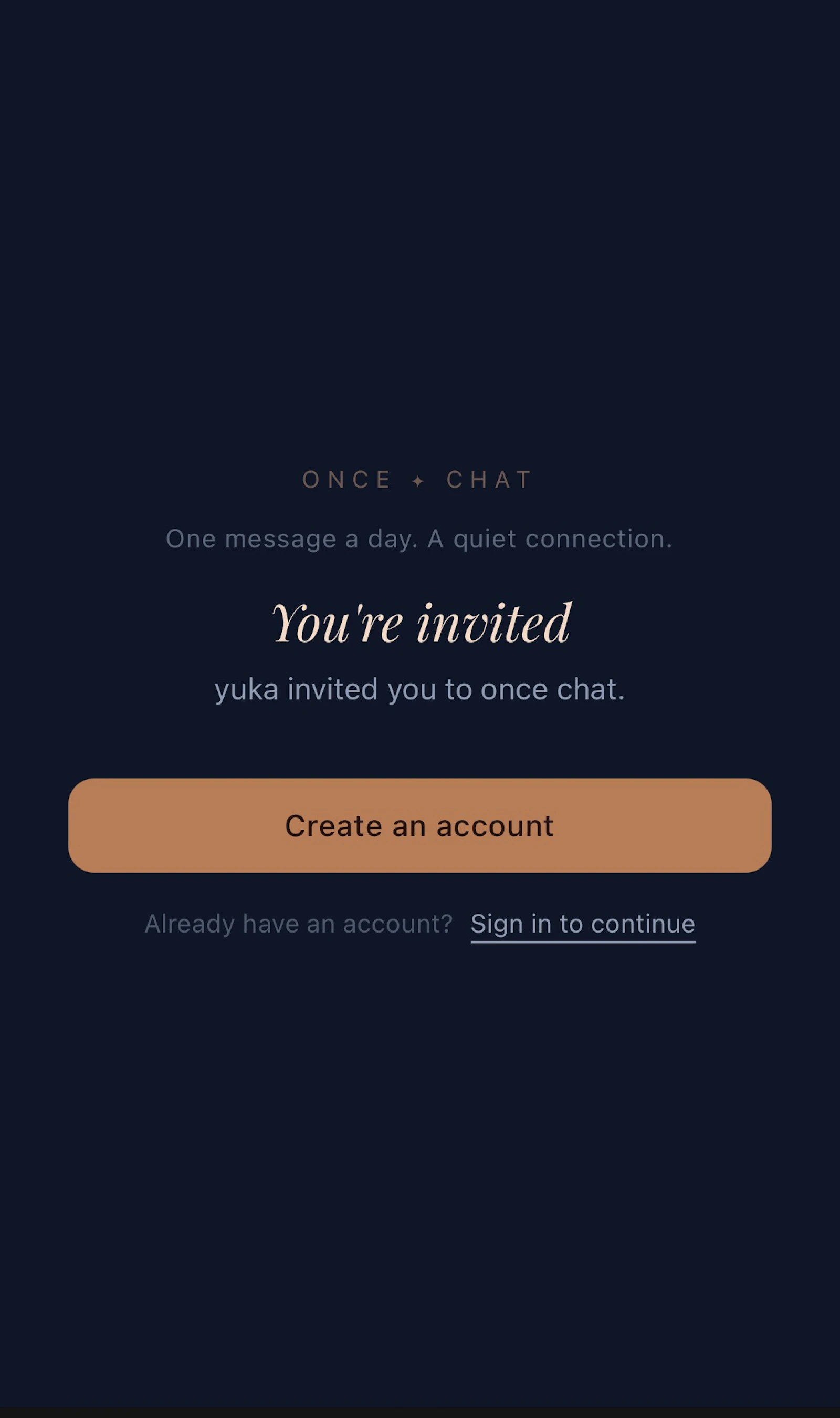 OnceChat screenshot 2