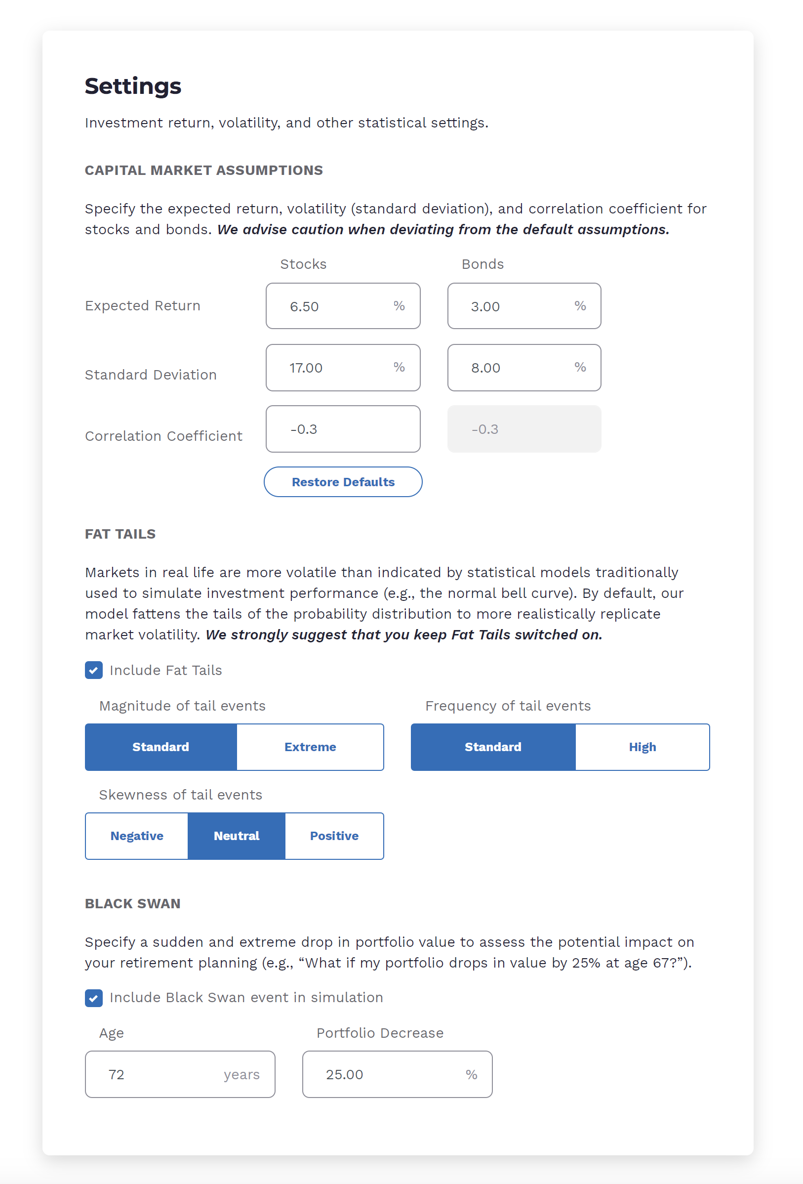 Honest Math Retirement Calculator gallery image