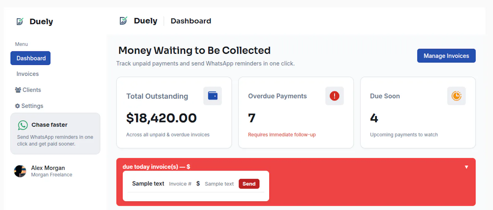 Duely — Smart Invoice Tracking screenshot 3