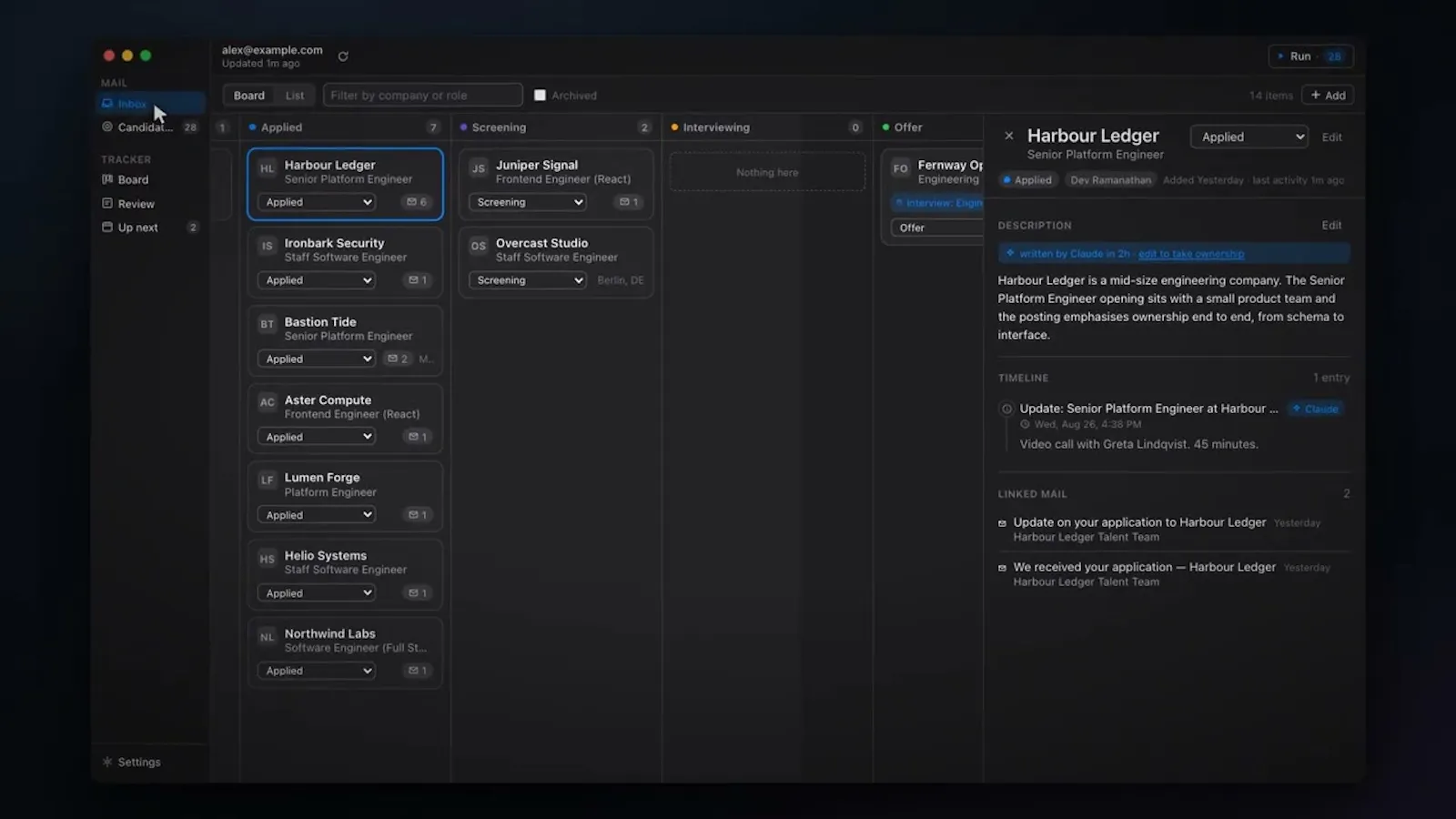 Jobbox screenshot 1 (video preview)