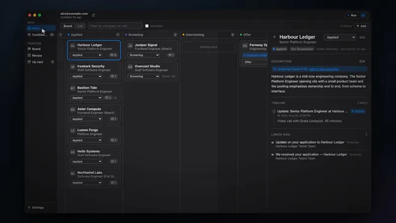 Jobbox screenshot 1 (video preview)