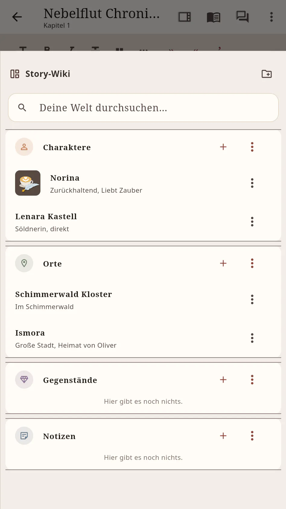 Zeilencafe Schreibapp gallery image
