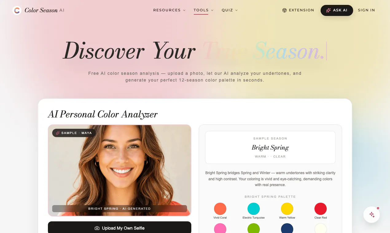 Color Season AI gallery image