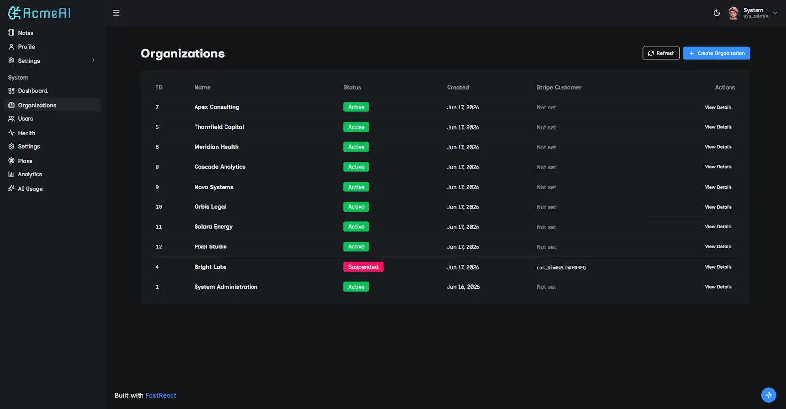 FastReact screenshot 12