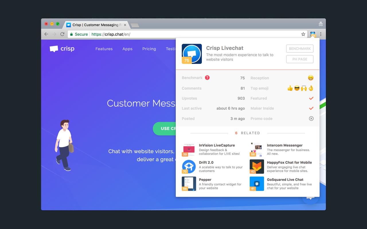 PH Bench for Chrome gallery image