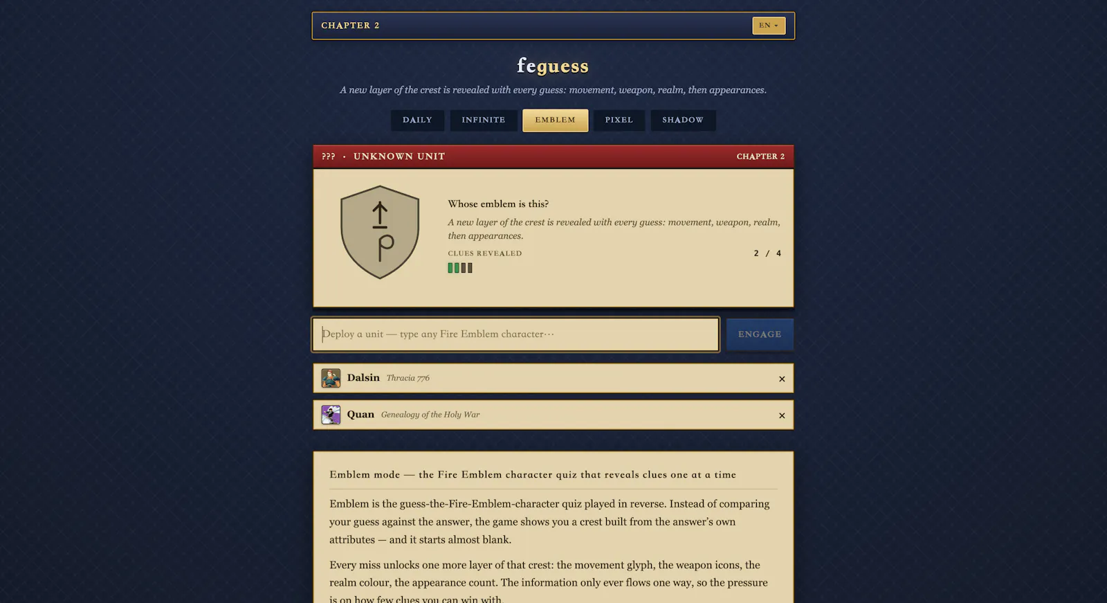 FE Guess: Fire Emblem Guessing Game screenshot 5