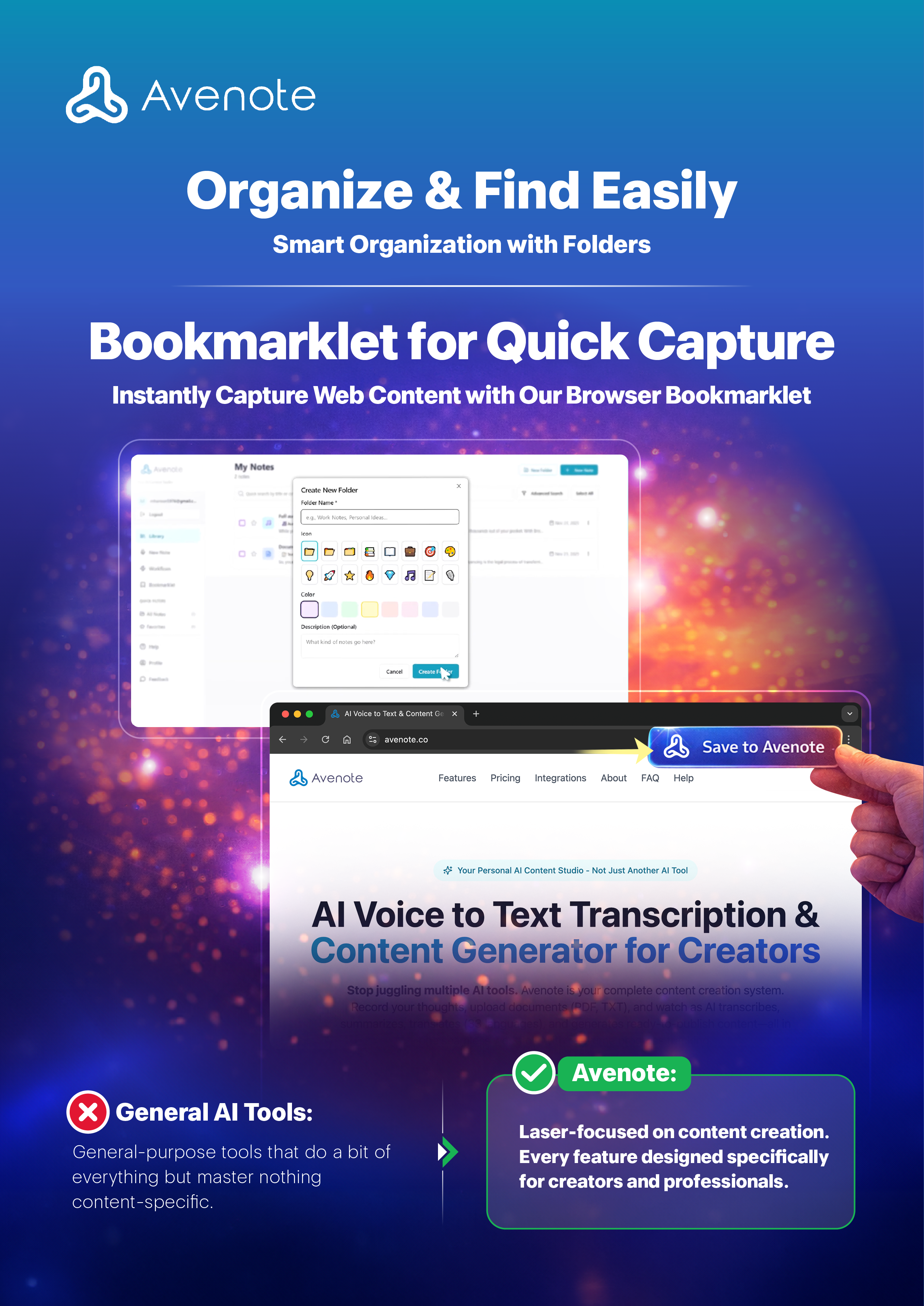Avenote - AI-Powered Content Studio gallery image