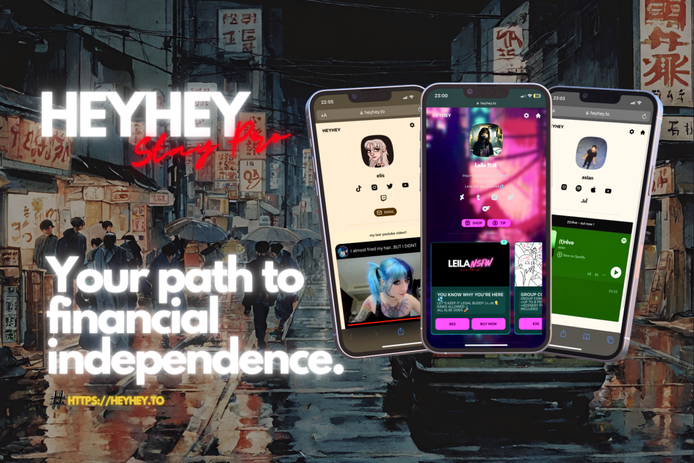 Heyhey: Comissões media 4