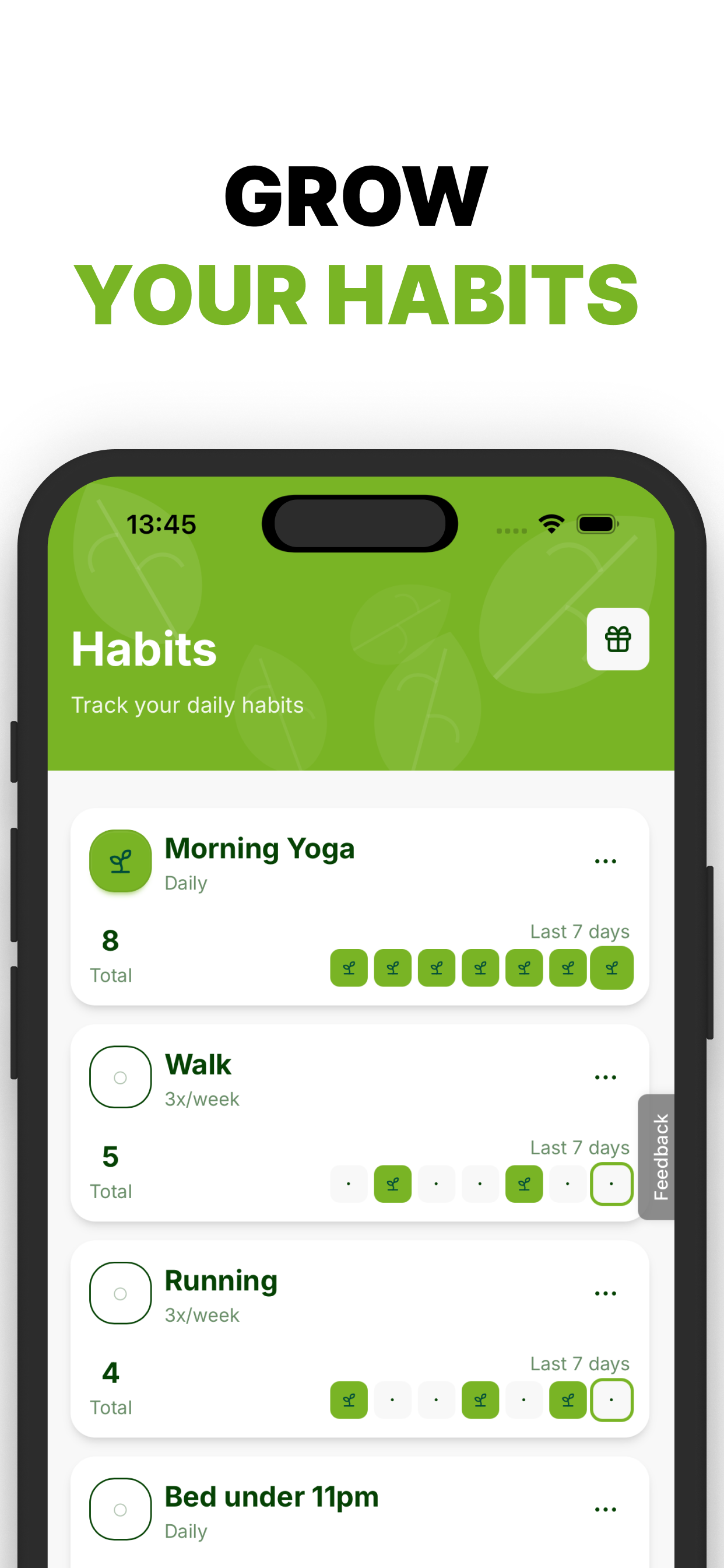 Habit Grove - Screenshot 3 showing product features and functionality