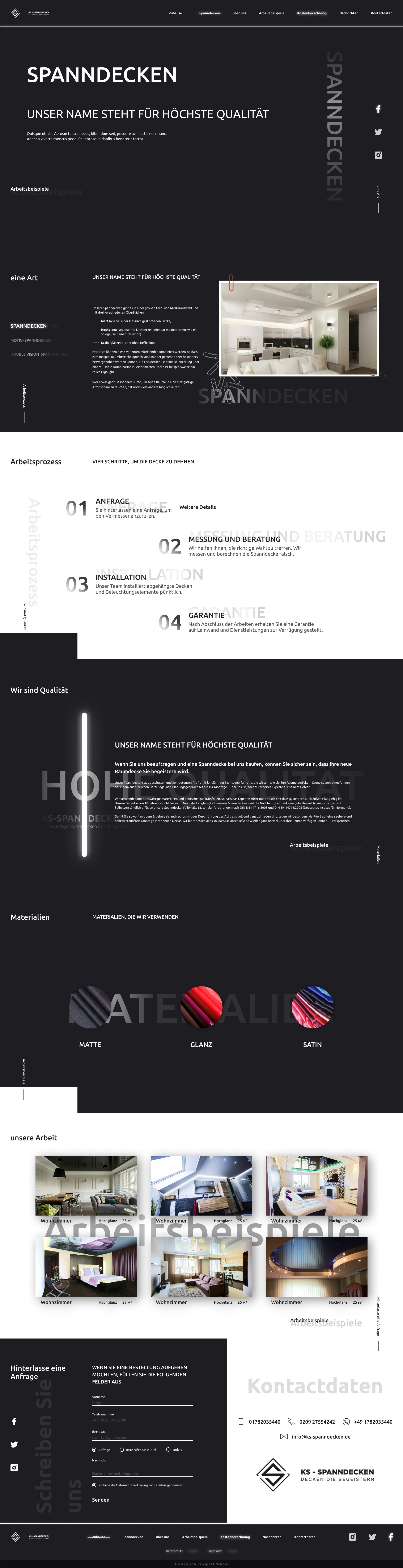 Web design ux/ui per la società di rinnovamento - Design del sito Web UX UI Figma Corporate Business media 3
