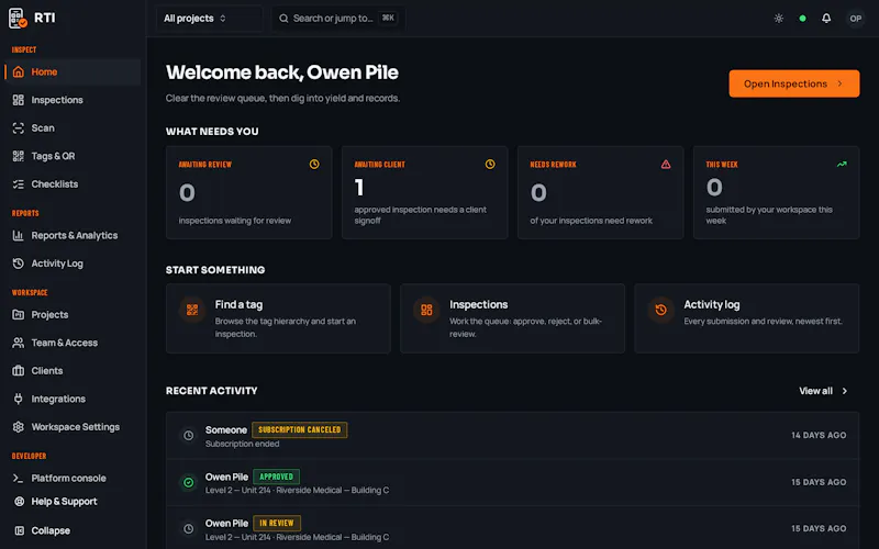RTI — Ready-to-Inspect screenshot 3