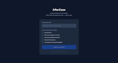 AfterEase gallery image