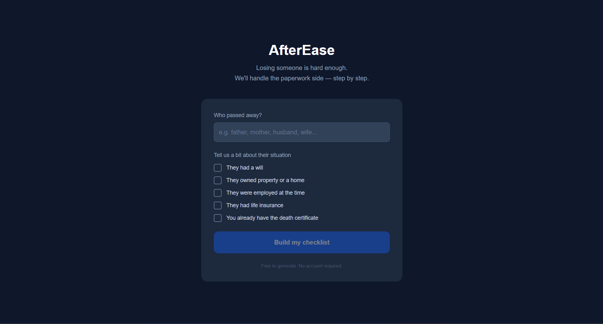 AfterEase - Main product screenshot demonstrating key features and user interface