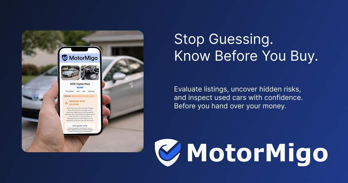 MotorMigo - Main product screenshot demonstrating key features and user interface