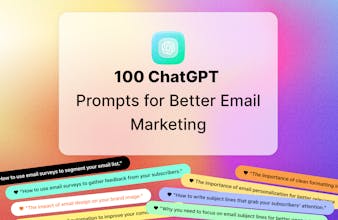 100 ChatGPT Prompts for Email Marketing gallery image