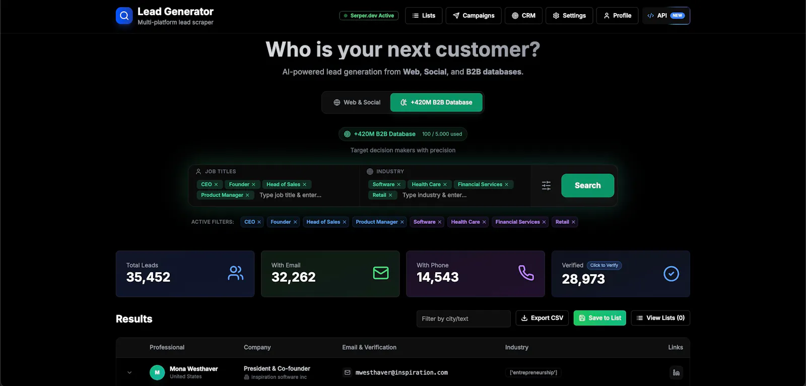 Getlead screenshot 3
