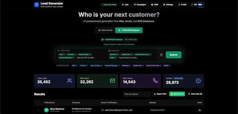 Getlead screenshot 3