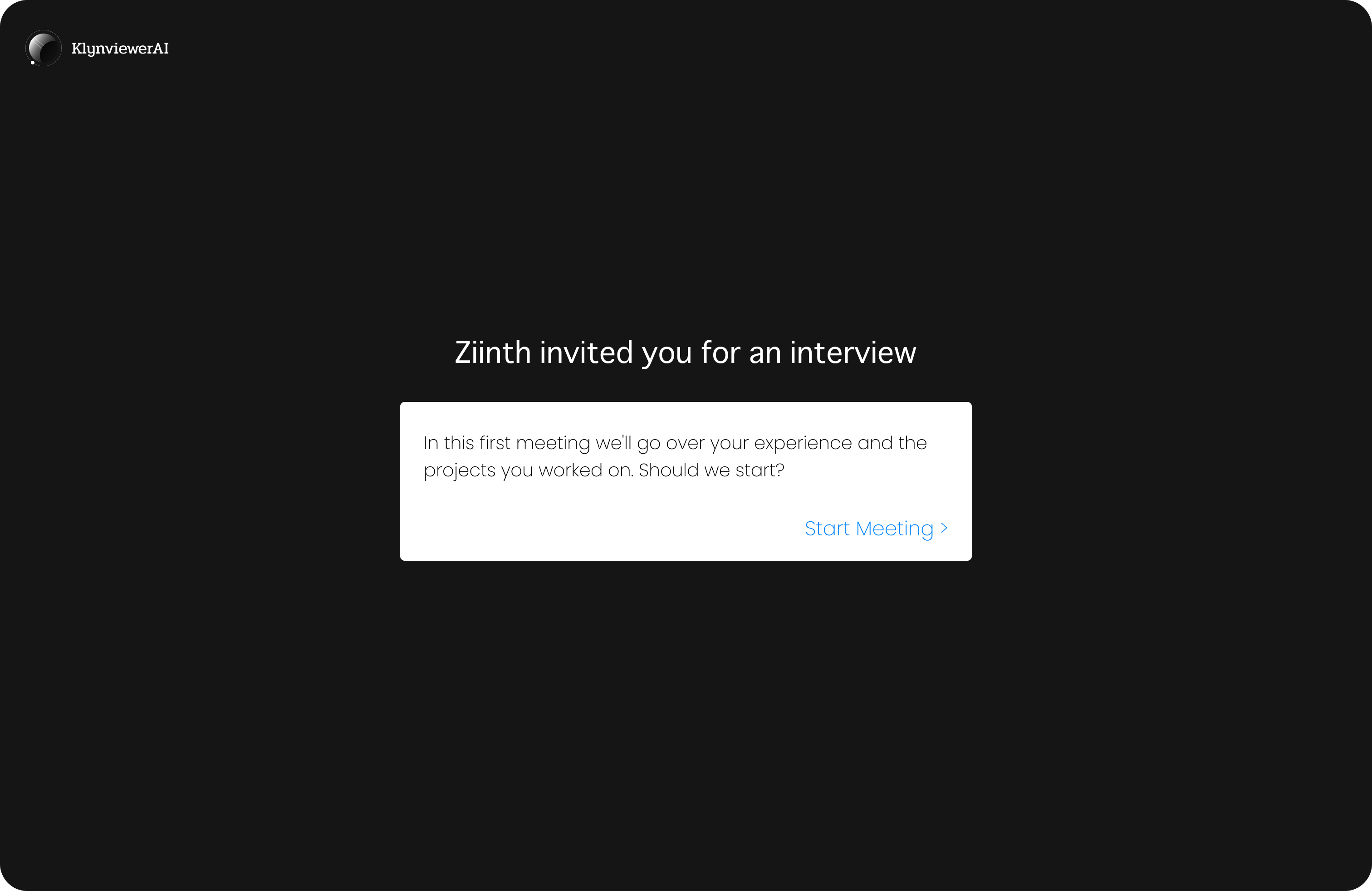 Klyn Interviewer AI media 2