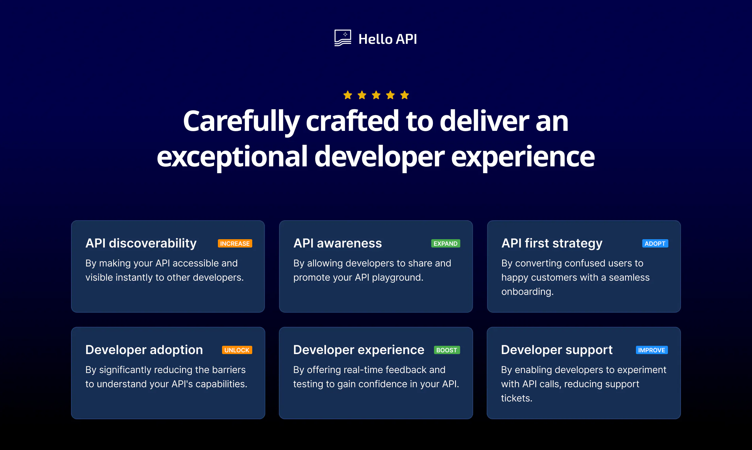 Hello API gallery image