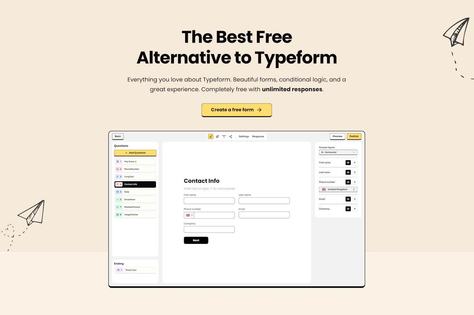 Collectform screenshot 1