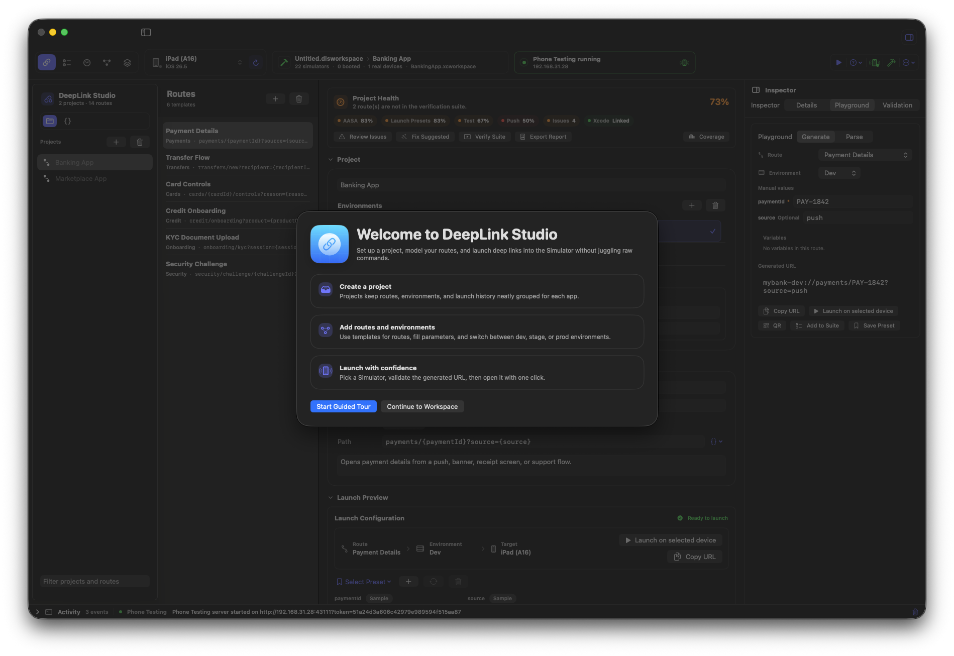 DeepLink Studio gallery image