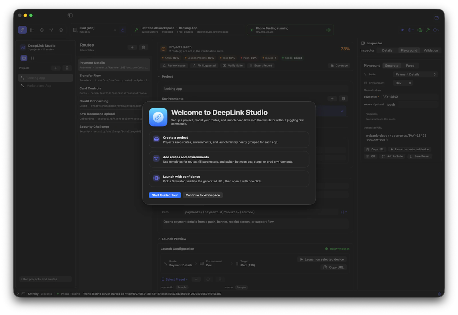 DeepLink Studio screenshot 3