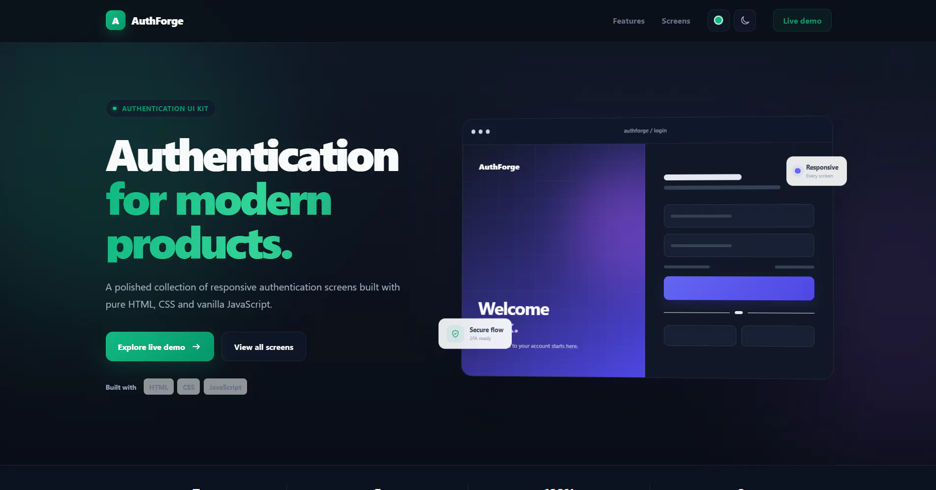 AuthForge Aurora gallery image