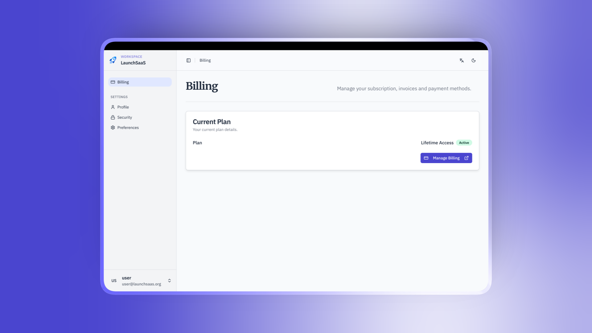 LaunchSaaS gallery image