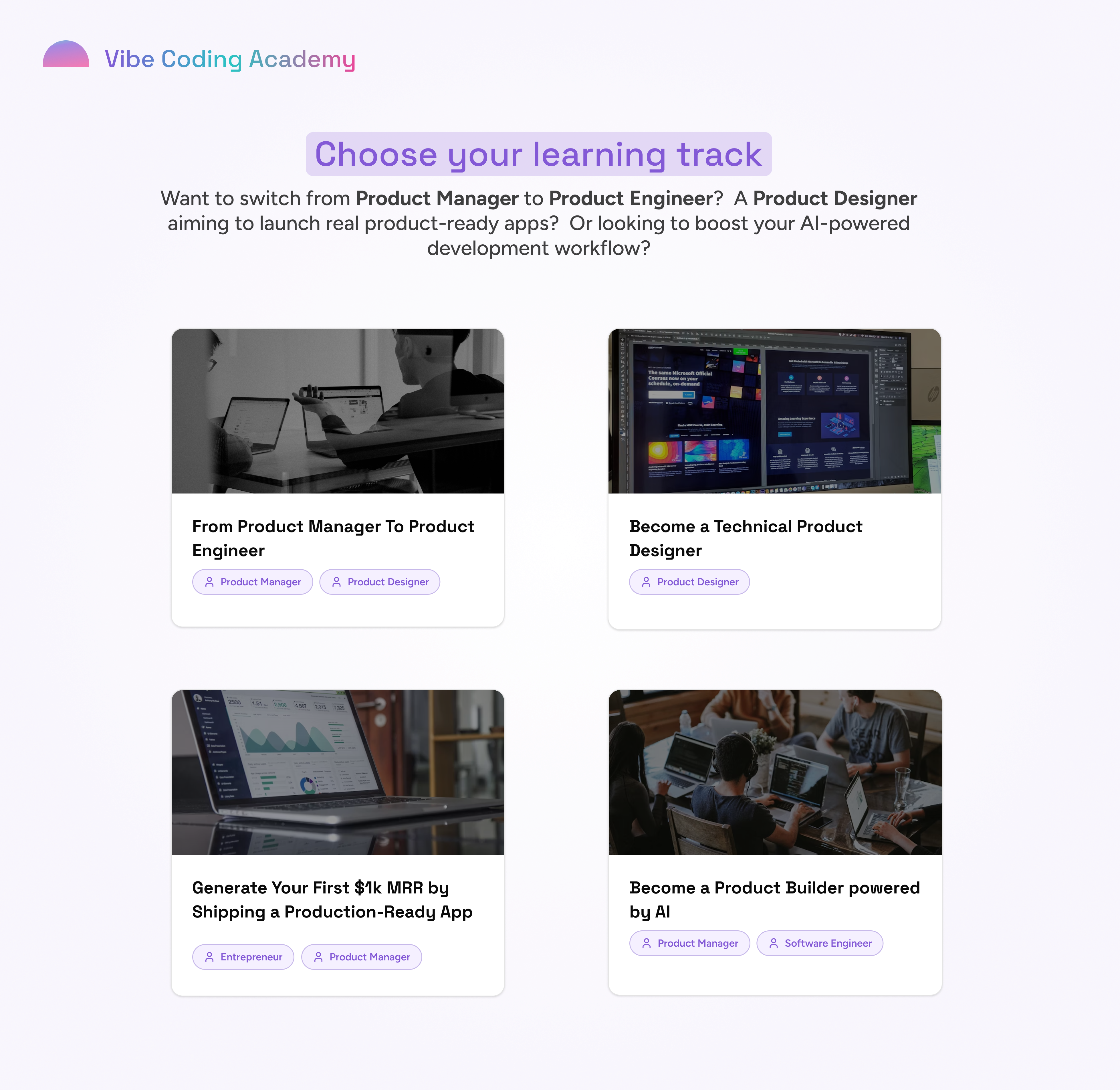 Vibe Coding Academy V2 - Screenshot 2 showing product features and functionality