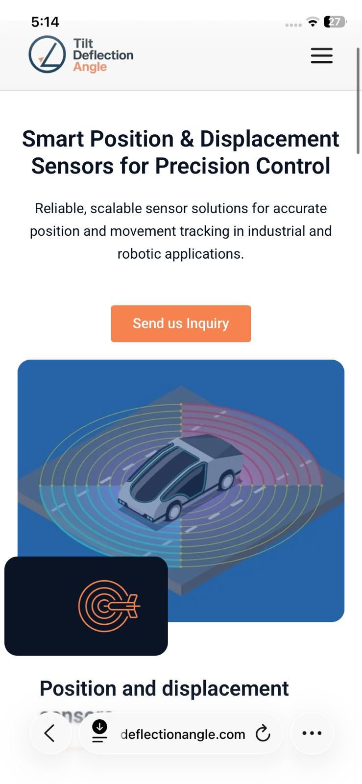 Tilt Deflection Angle Analyzer - Screenshot 2 showing product features and functionality