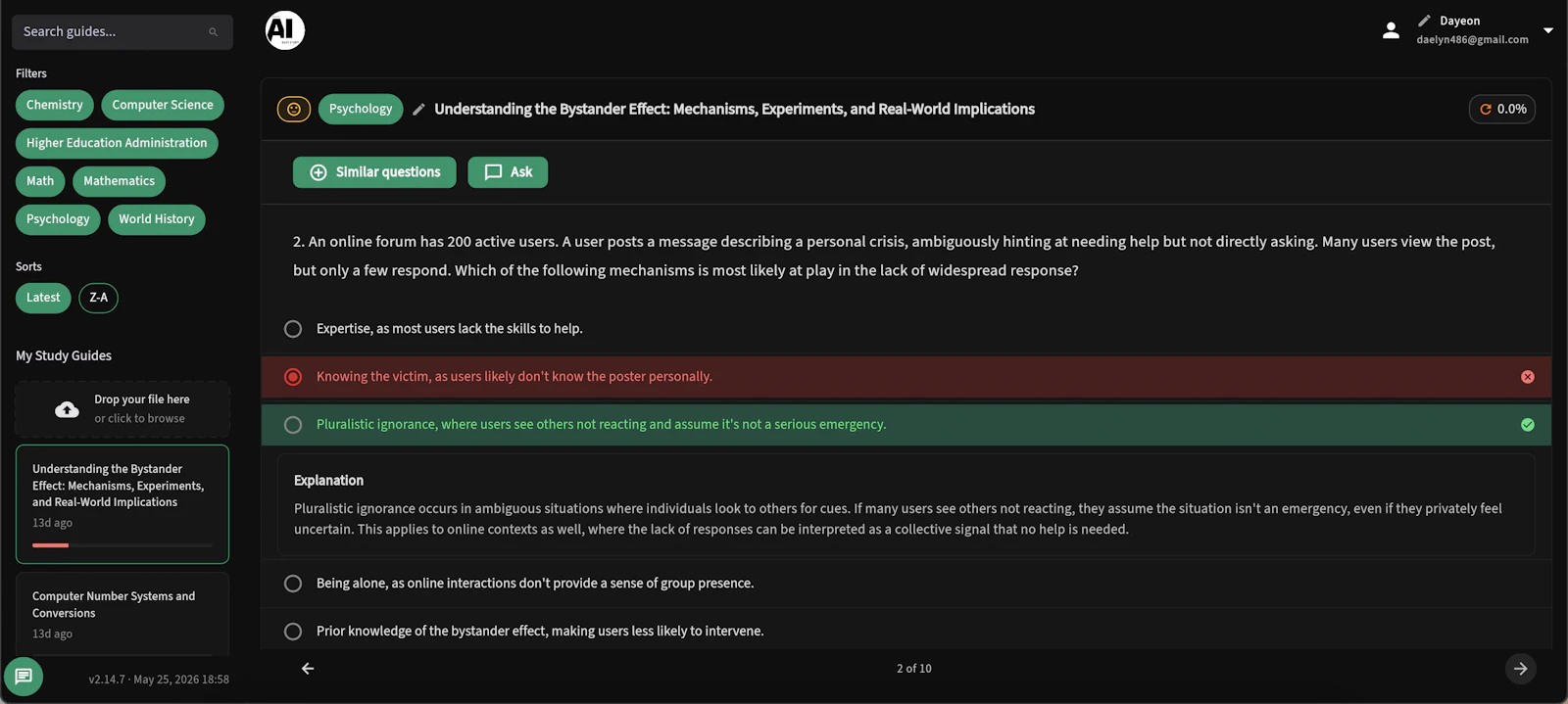 AIEasyStudy screenshot 3