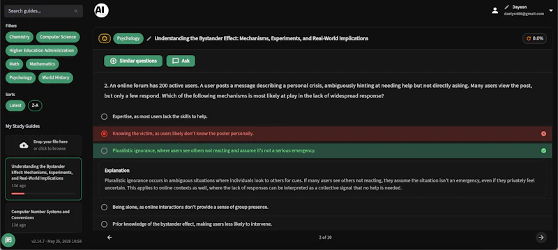 AIEasyStudy screenshot 3