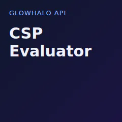 CSP Evaluator API