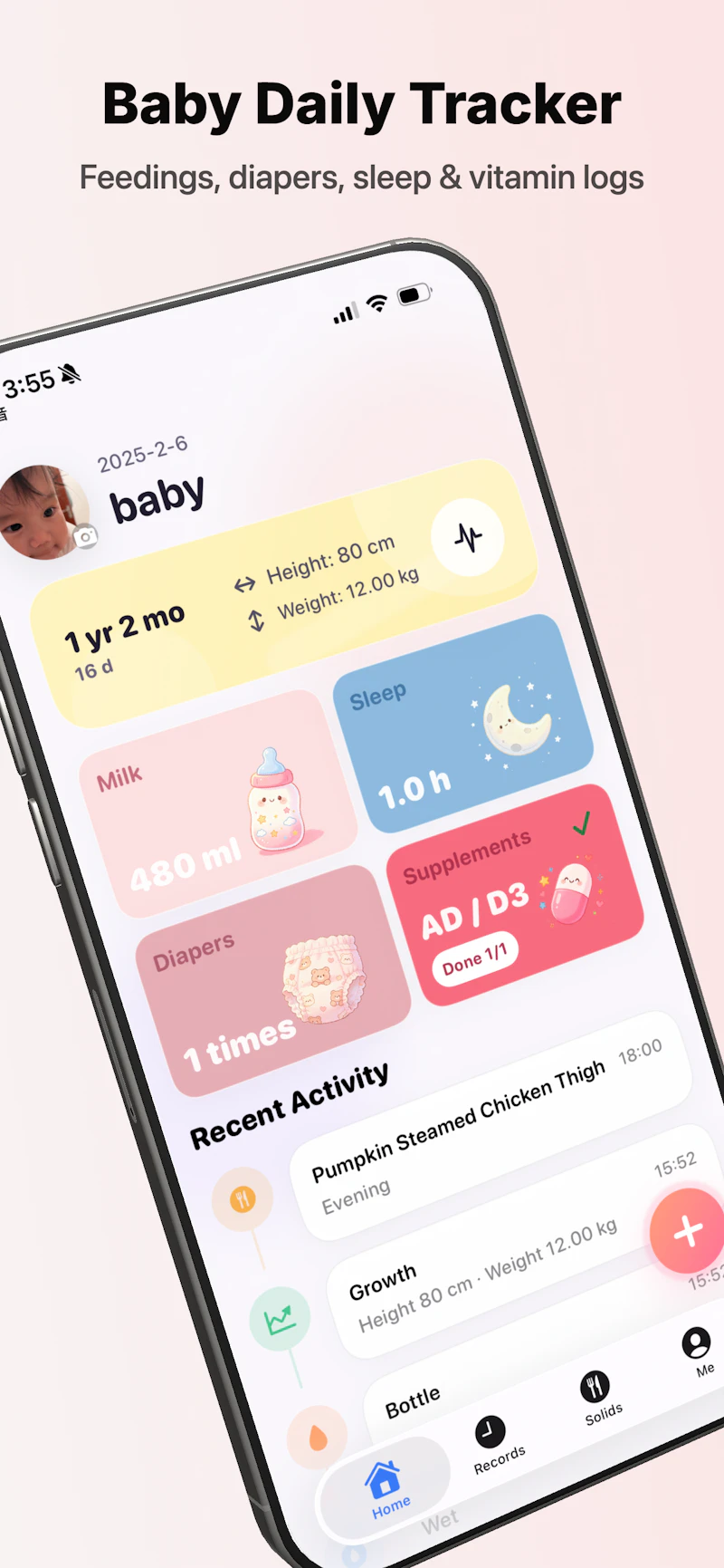 Baby Tracker: Feeding Log screenshot 2