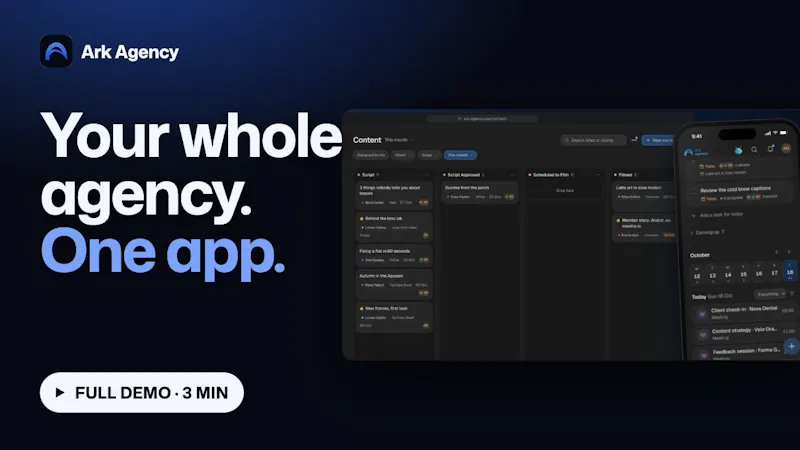 Ark Agency screenshot 1 (video preview)
