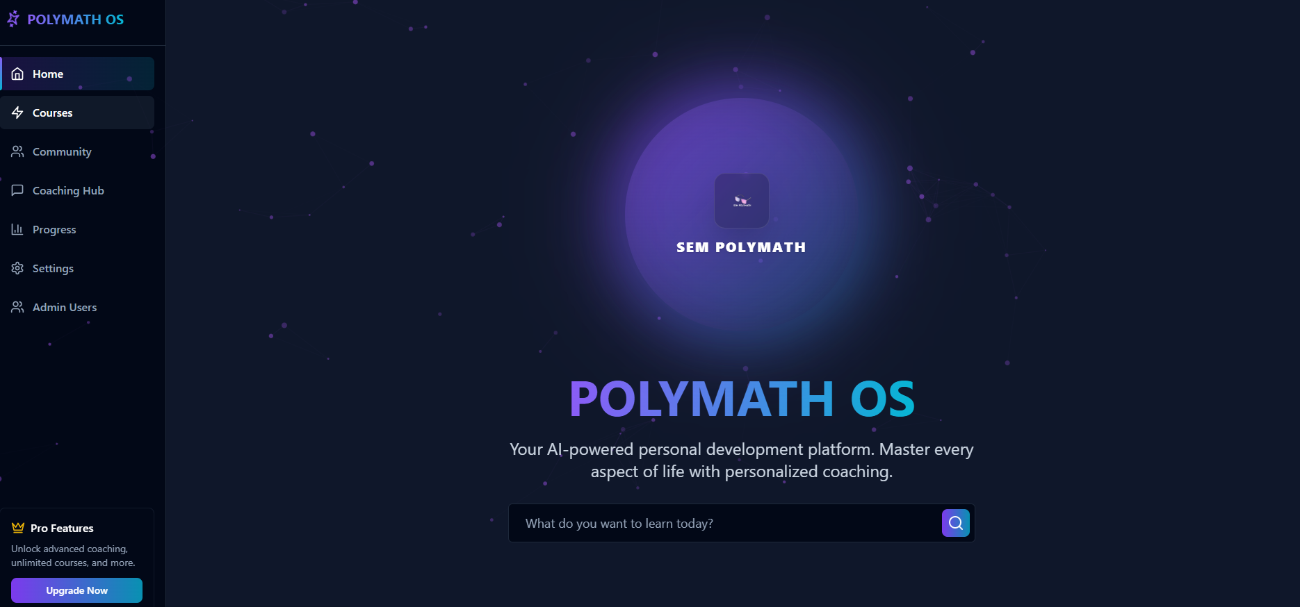 SEM Polymath - Main product screenshot demonstrating key features and user interface