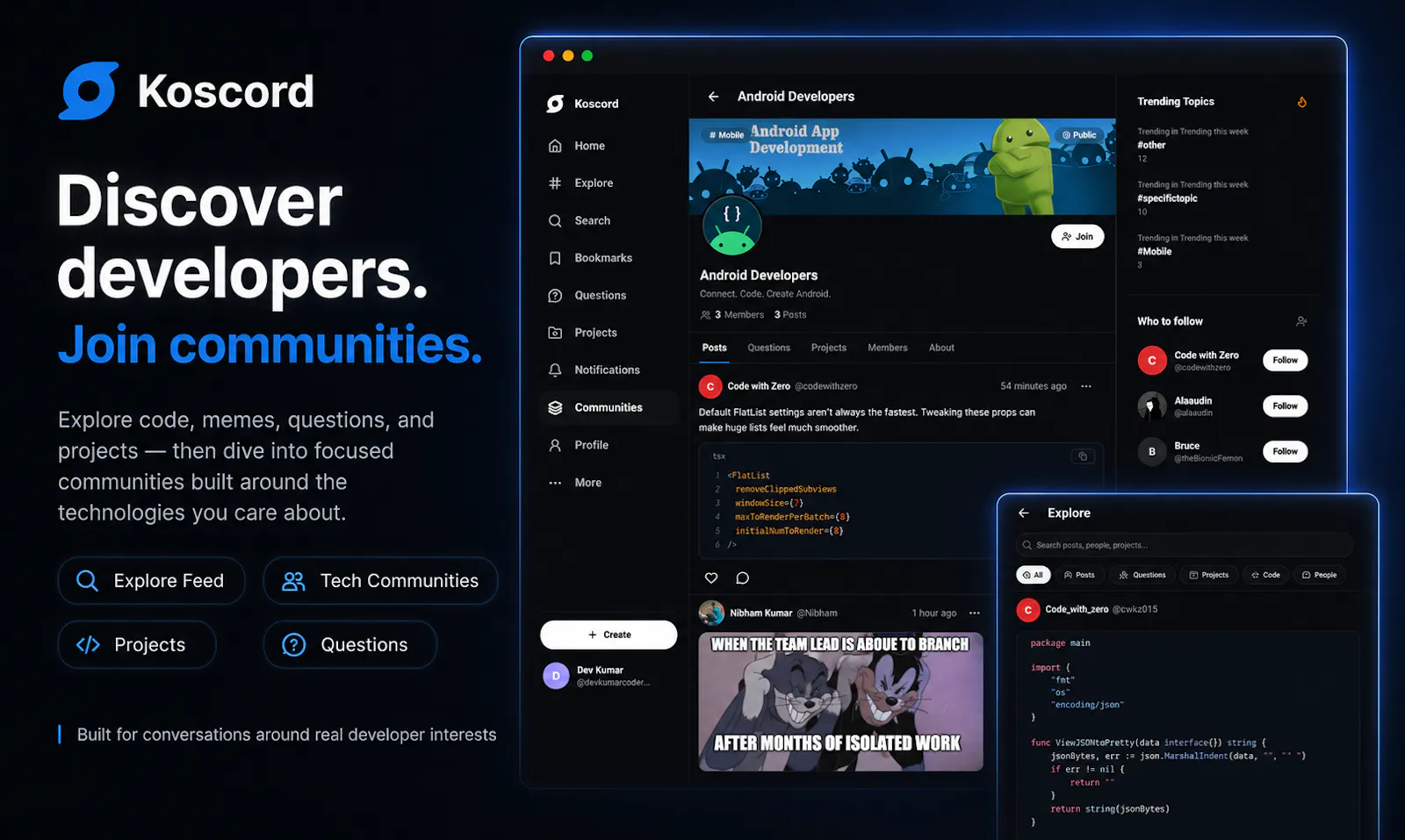 Koscord screenshot 2