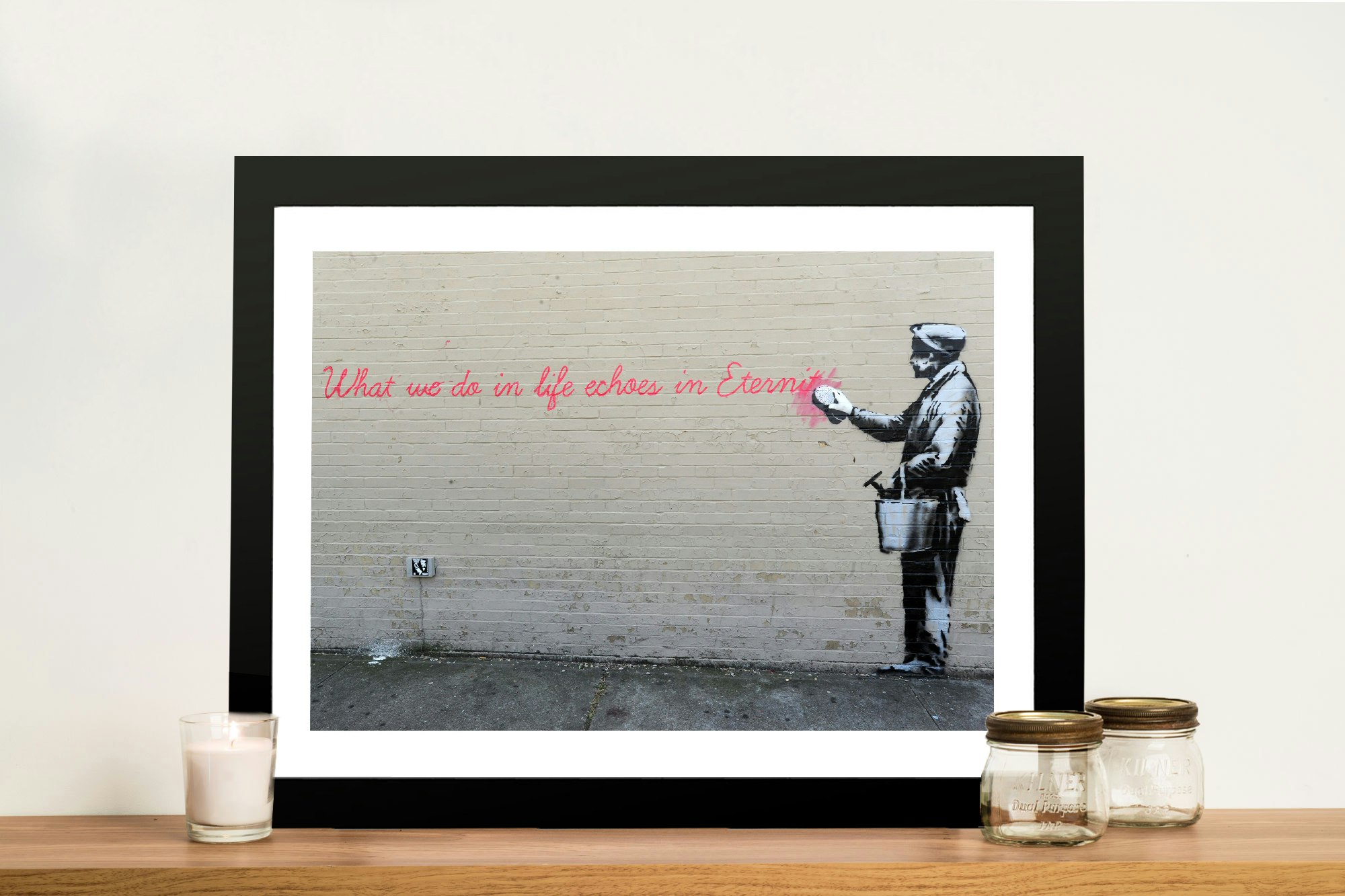 Banksy What We do In Life Print