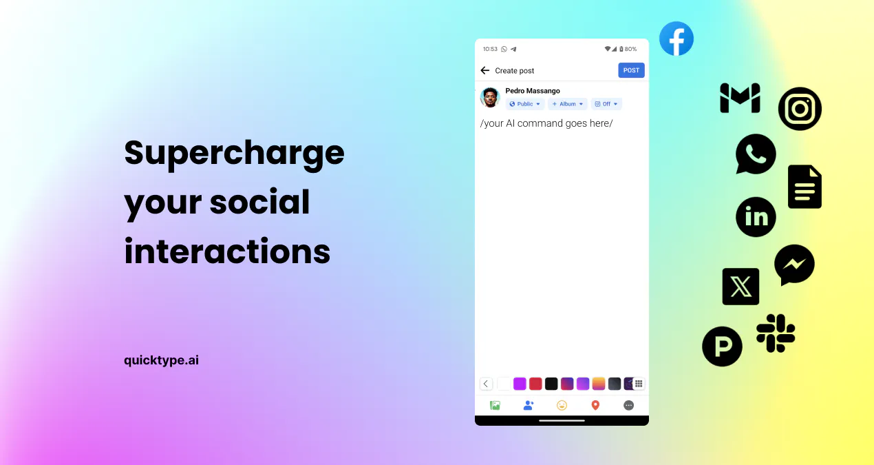 Quicktype | Enable AI across all apps gallery image