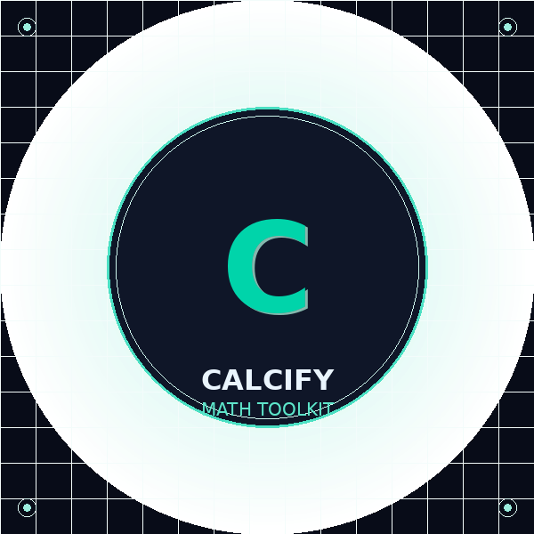 Calcify  - Product Hunt launch logo and brand identity