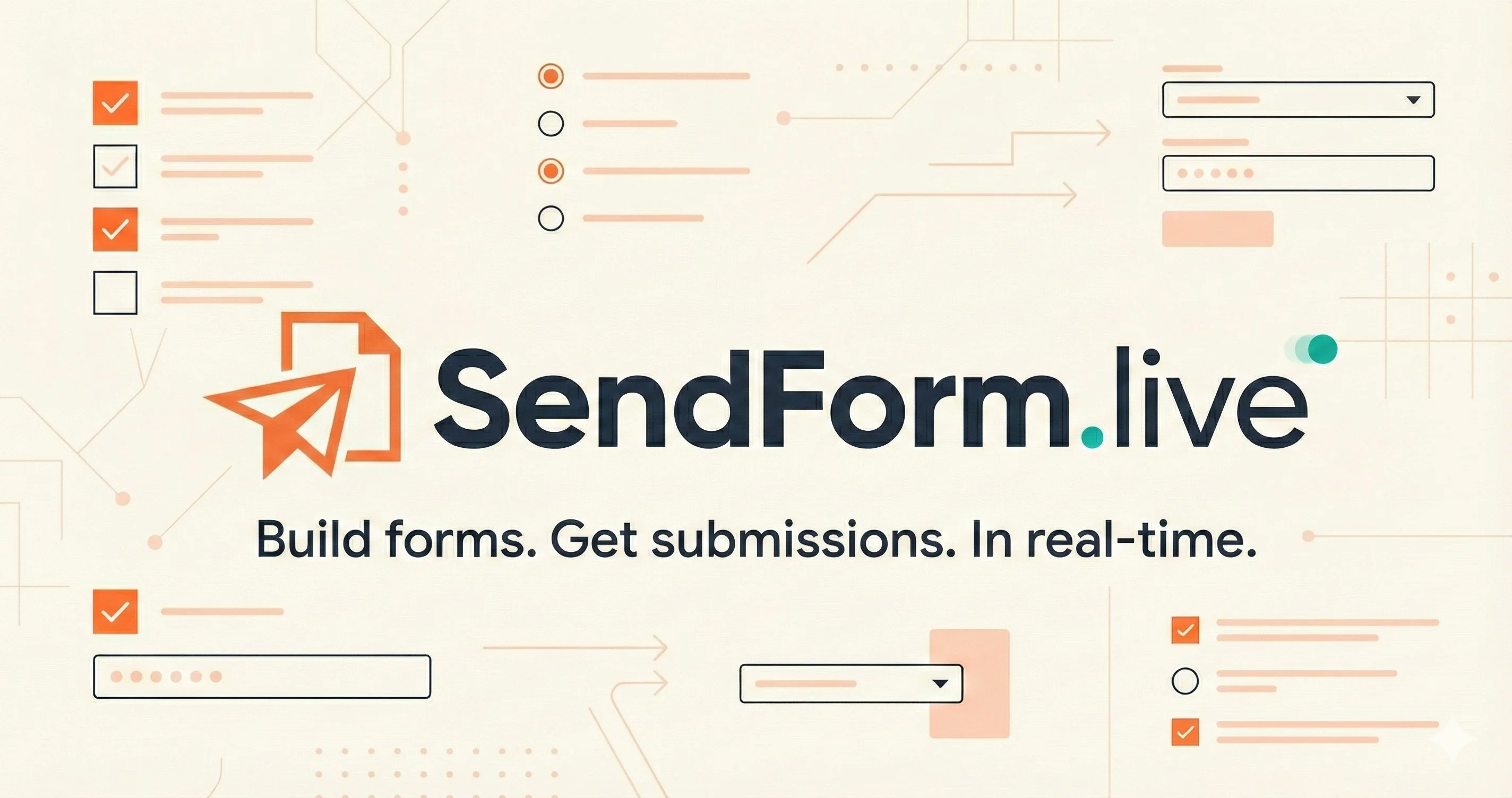 SendForm.live - Main product screenshot demonstrating key features and user interface